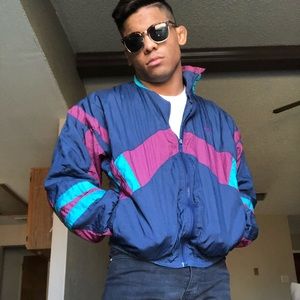 M VINTAGE Penguin Windbreaker Jacket